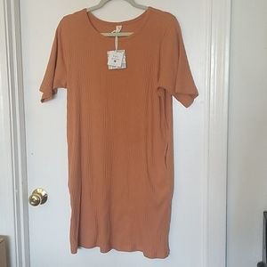 NWT Kate Quinn Organics, Mama dress, pockets Sz. L